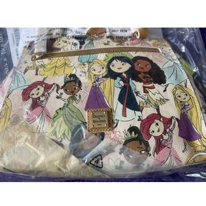 Dooney & Bourke Multi Princess Purse Satchel Bag Parks Animators Small Leather